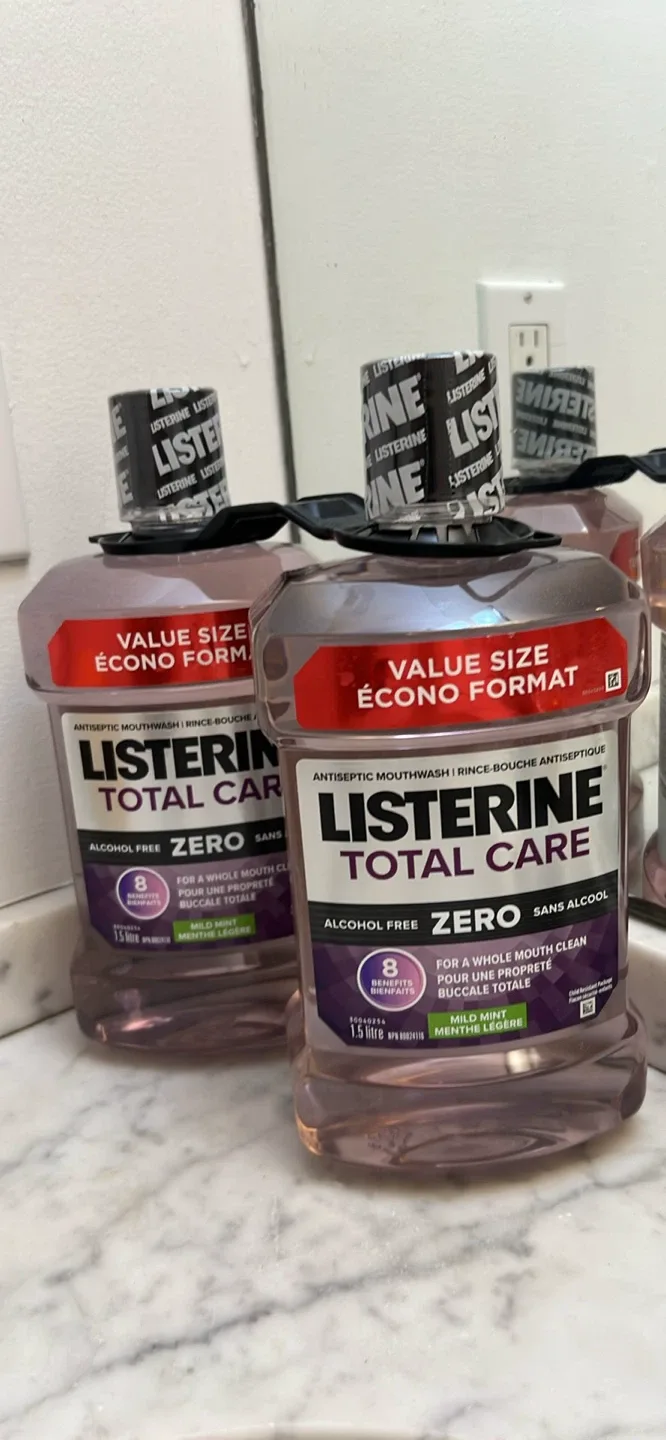 Listerine Total Care Zero Mouthwash, 2x 1.5 Litre image indicator(2)