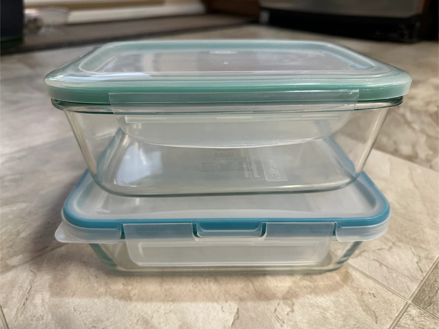 OXO & Snapware Airtight Food Containers (set of 2; like-NEW)