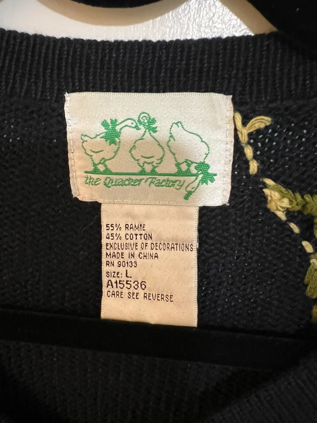 The Quacker Factory Long Black Floral Cardigan image indicator(3)