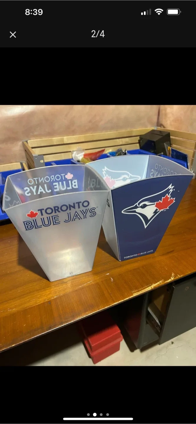 Toronto Blue Jays Popcorn Buckets (Set of 2) image indicator(2)
