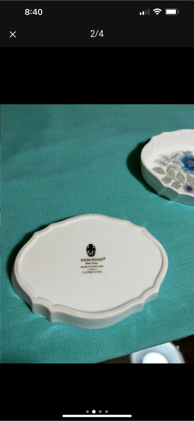 Wedgwood Clementine Trinket Dishes - photo 3