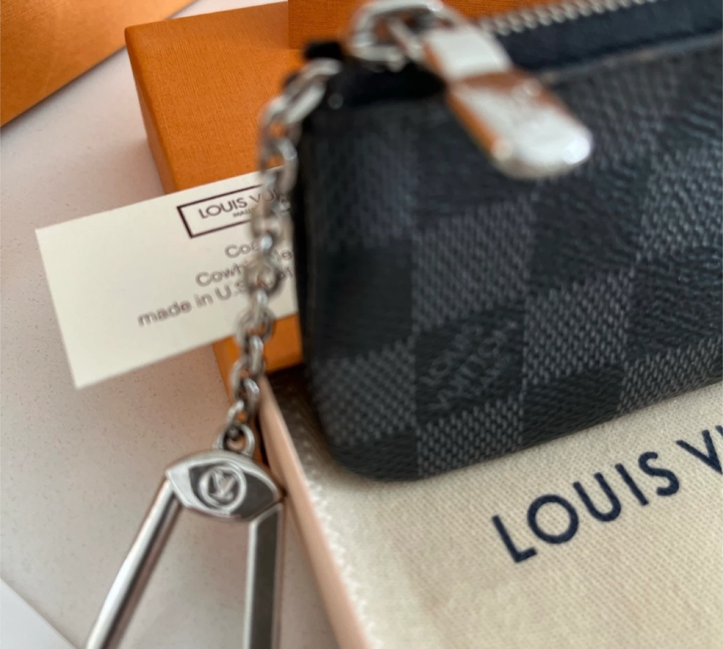 Louis Vuitton Damier Graphite Key Pouch