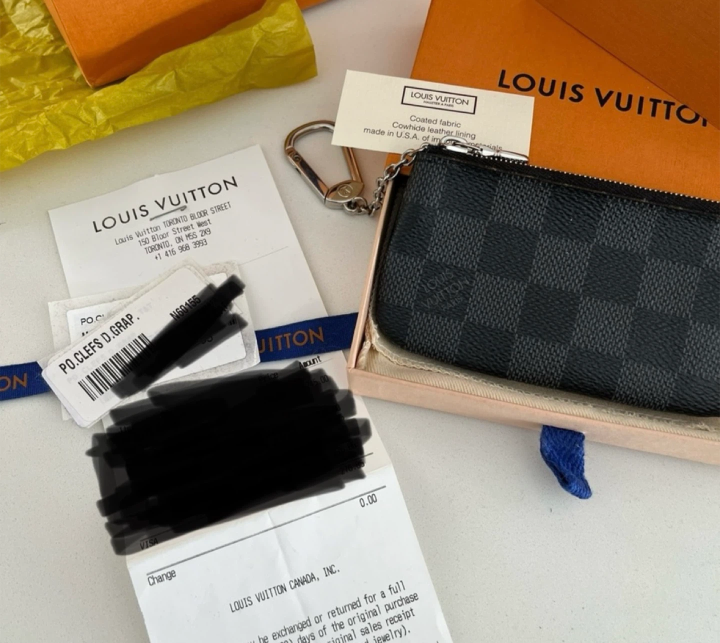 Louis Vuitton Damier Graphite Key Pouch - photo 2
