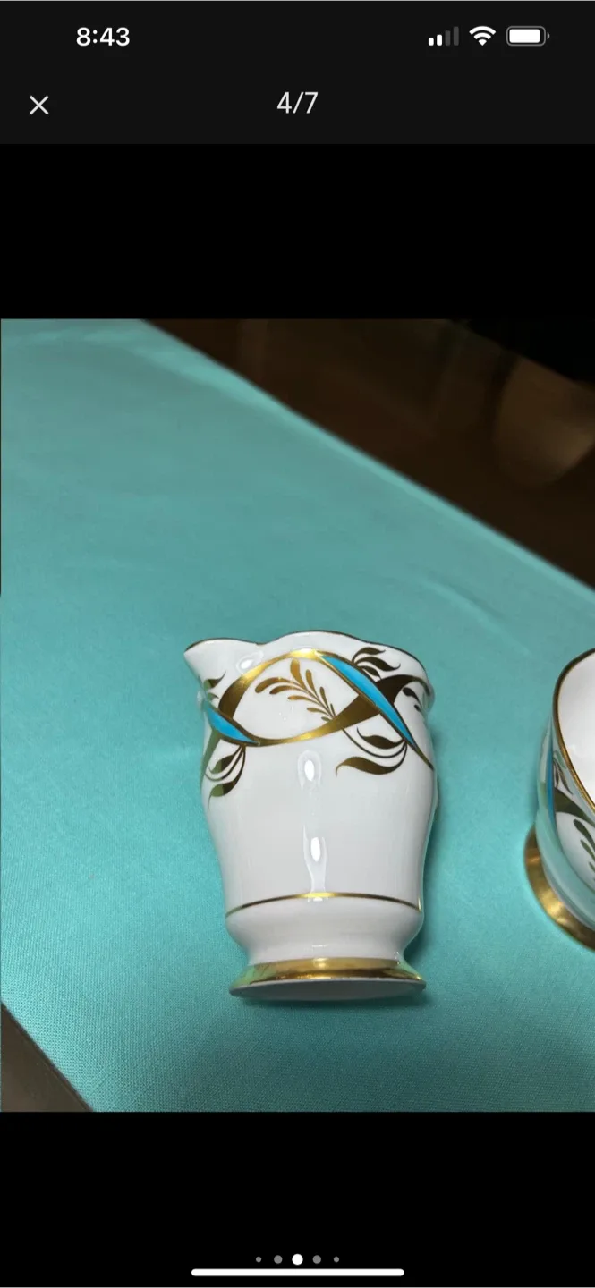 Royal Stafford Tea Cup & Creamer Set image indicator(4)