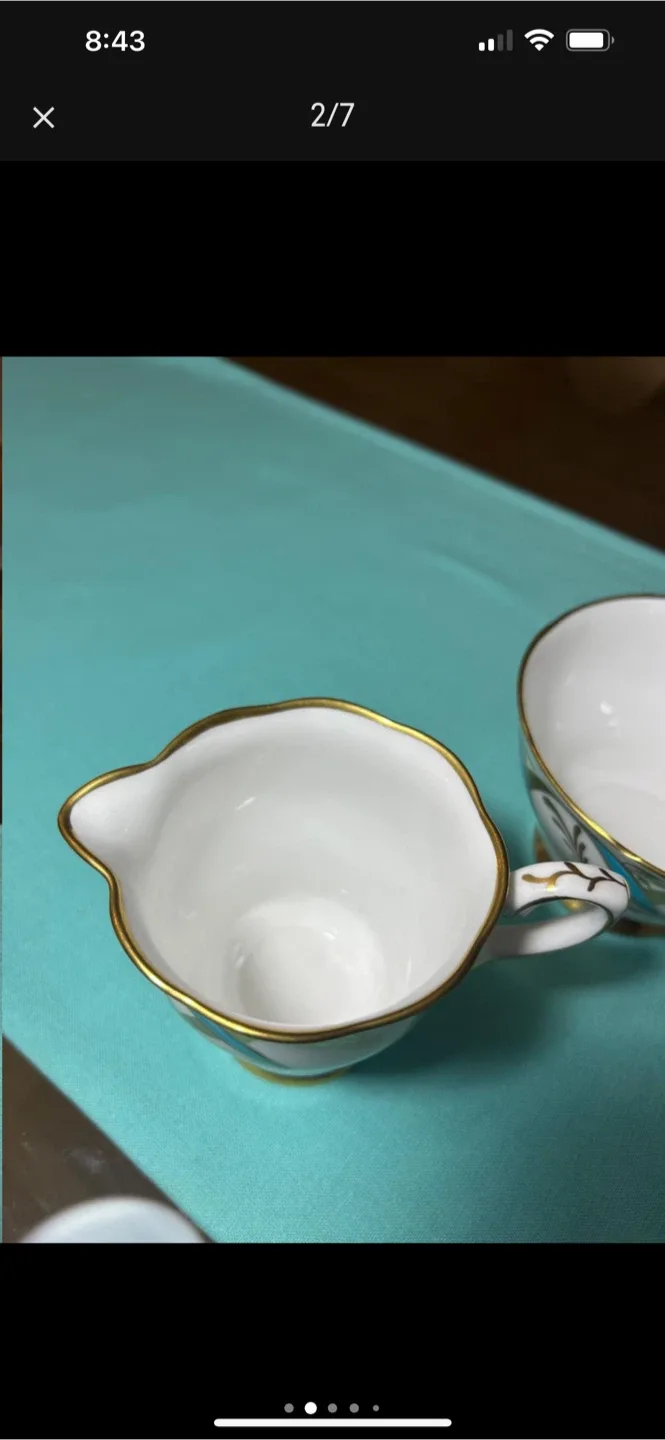 Royal Stafford Tea Cup & Creamer Set image indicator(2)