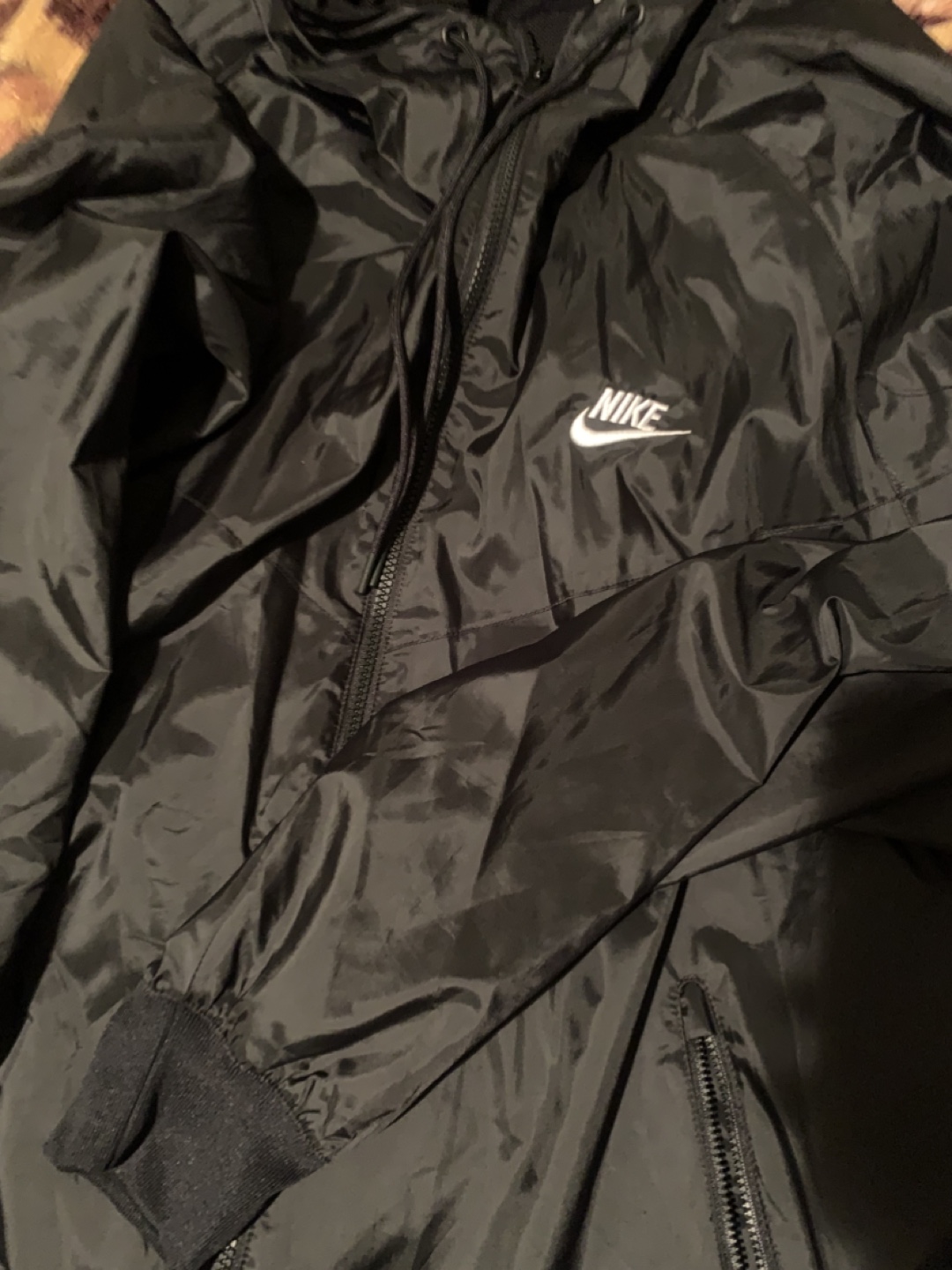 Nike Black Windbreaker Jacket - Size XXL - photo 2