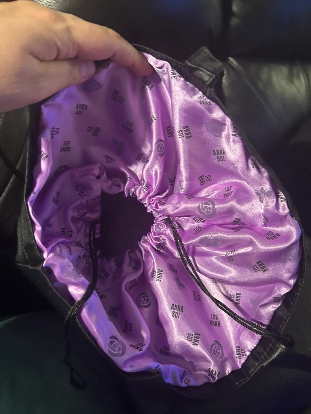 Anna Sui Black Tote Bag image indicator(5)