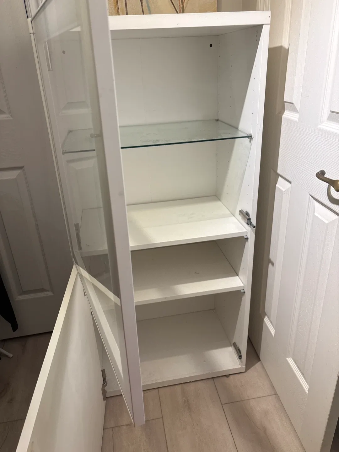 IKEA Detolf White Glass Cabinet image indicator(2)