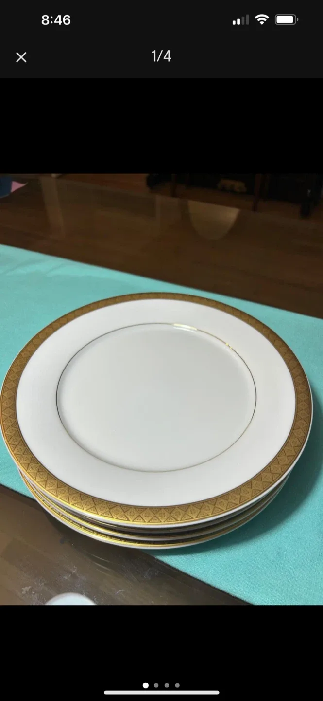 Rosedale Fine China Plate Set of 5 thumbnail