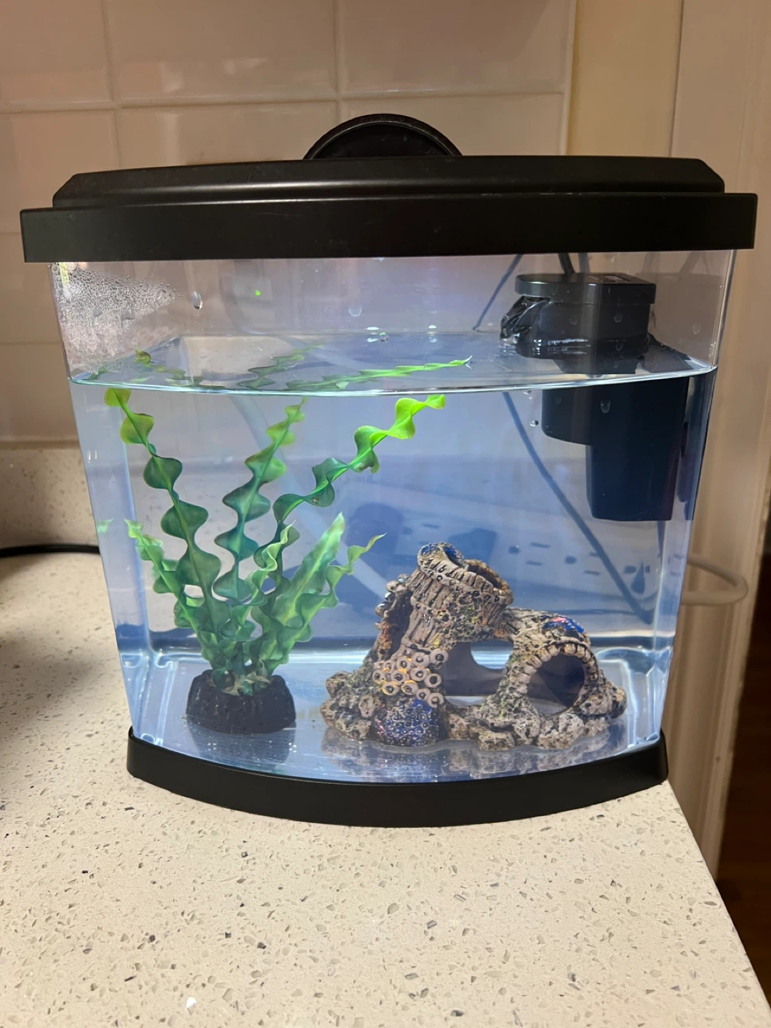 Plastic Tank with Light, Water Filter and Cartridges