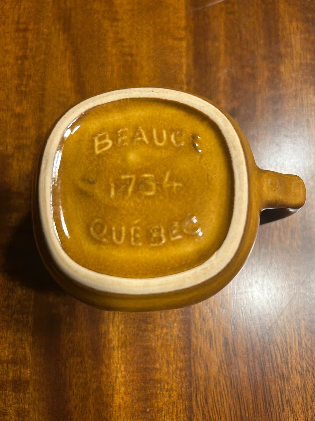 Vintage Beauceware Pottery Creamer image indicator(4)