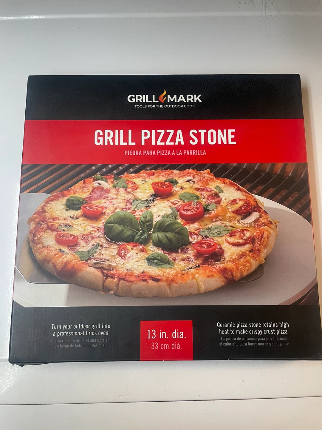 Bialetti Pizza Chopper & Grill Mark Pizza Stone