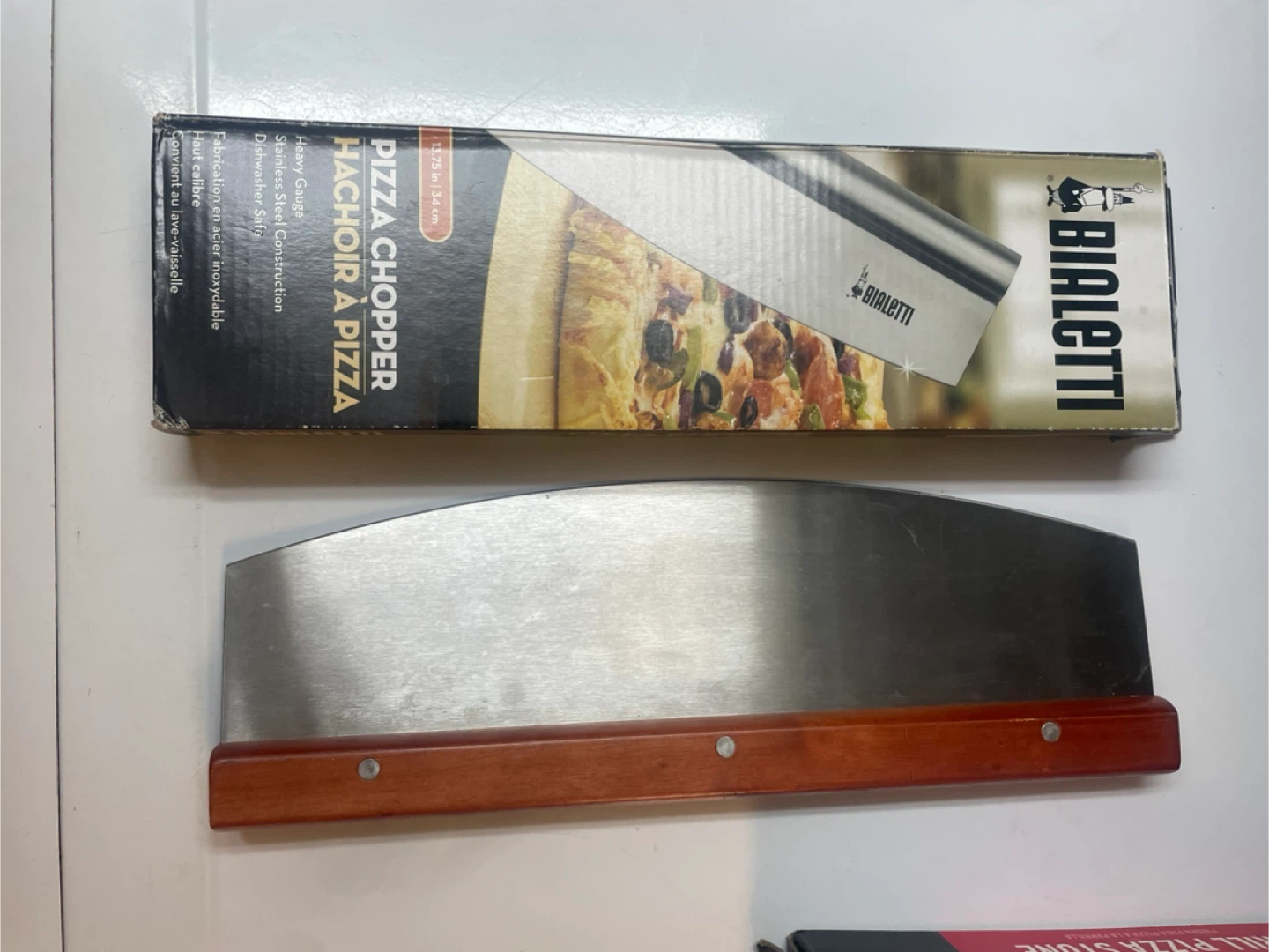 Bialetti Pizza Chopper & Grill Mark Pizza Stone - photo 2