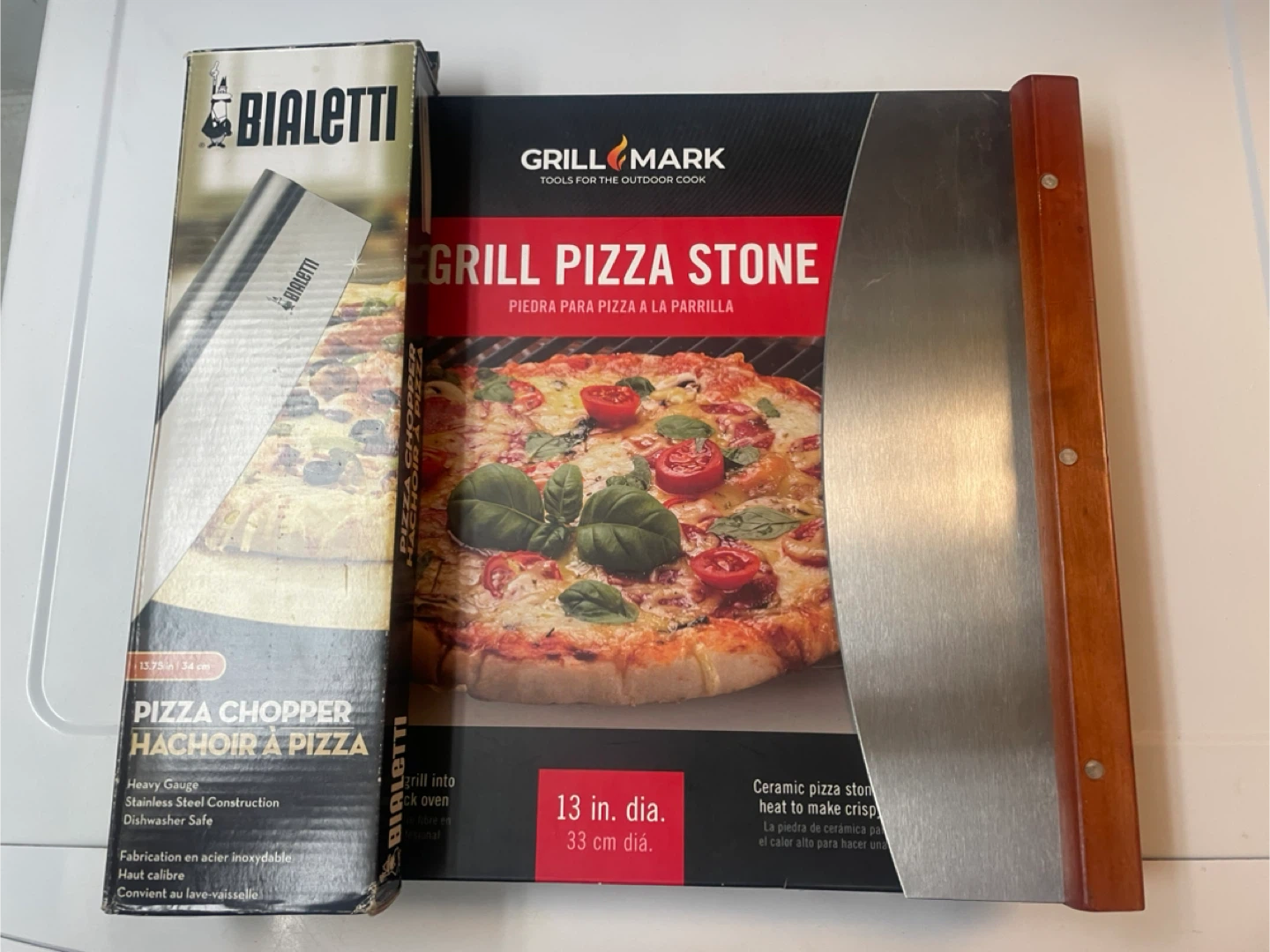 Bialetti Pizza Chopper & Grill Mark Pizza Stone - photo 3
