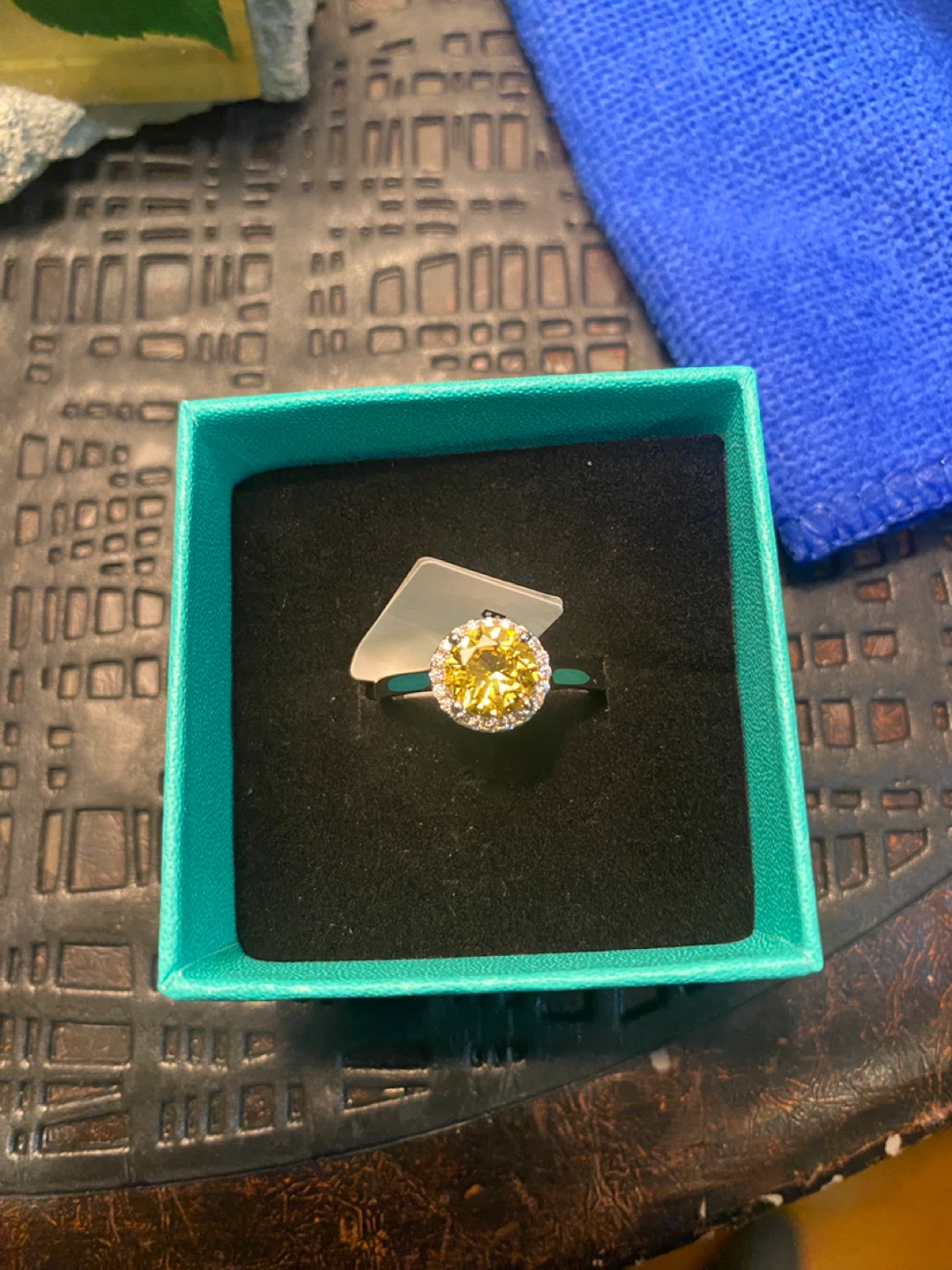Yellow and white CZ 925 2.48ctw