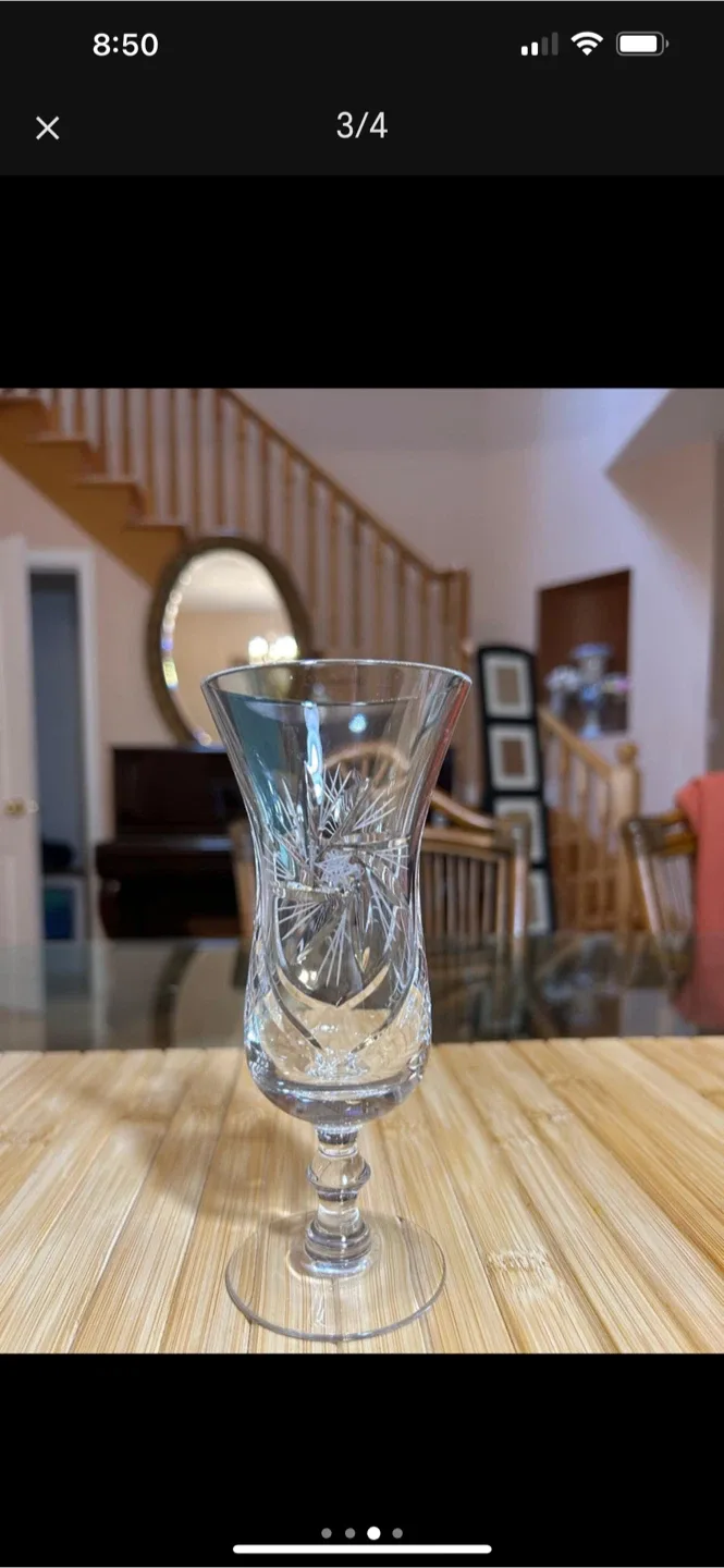 Crystal Cordial Glasses - Set of 5 image indicator(3)