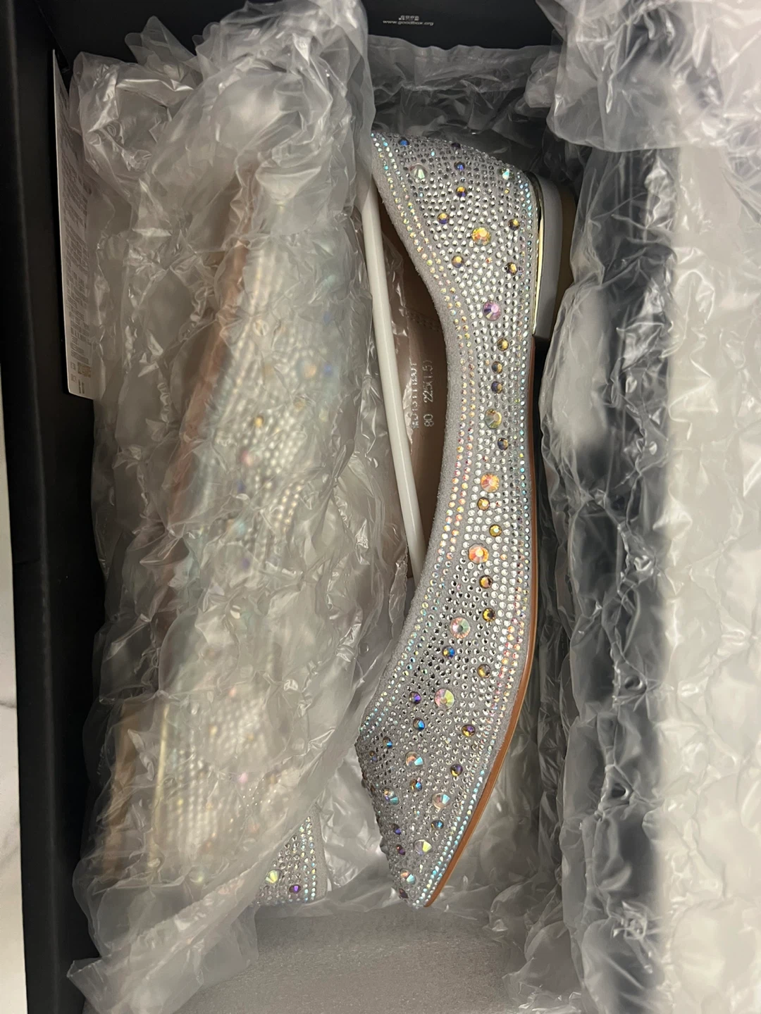 Saturday Mode Rhinestone Flats - Size 5.5 - photo 5