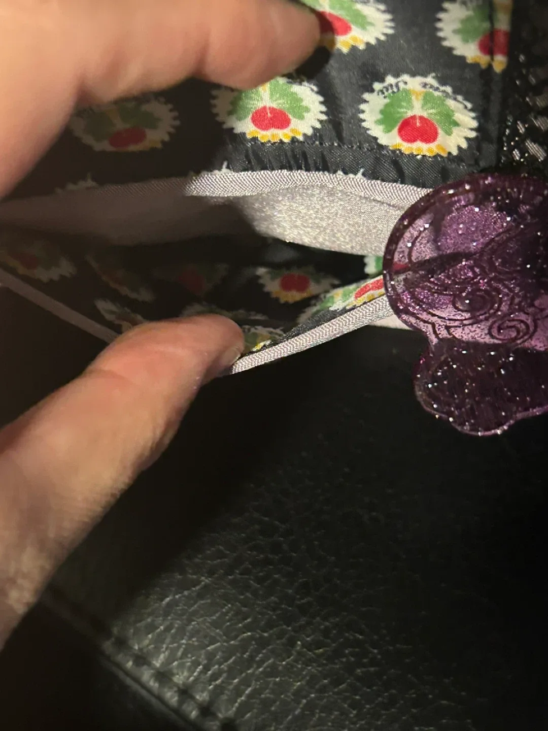 Anna Sui Lilac Tote Bag image indicator(5)