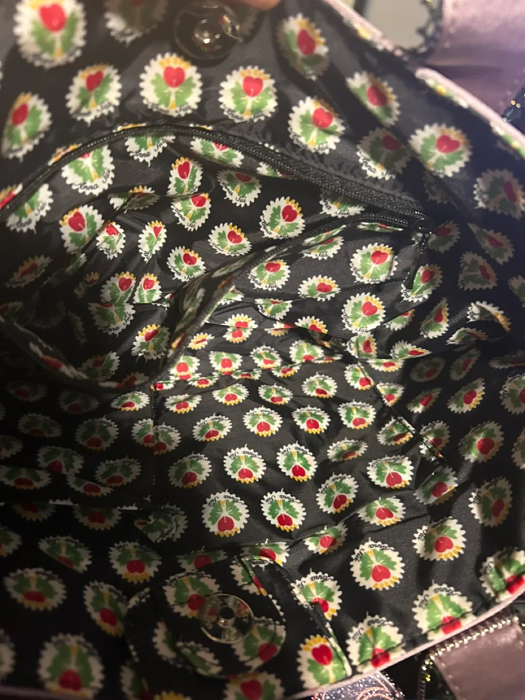 Anna Sui Lilac Tote Bag image indicator(9)