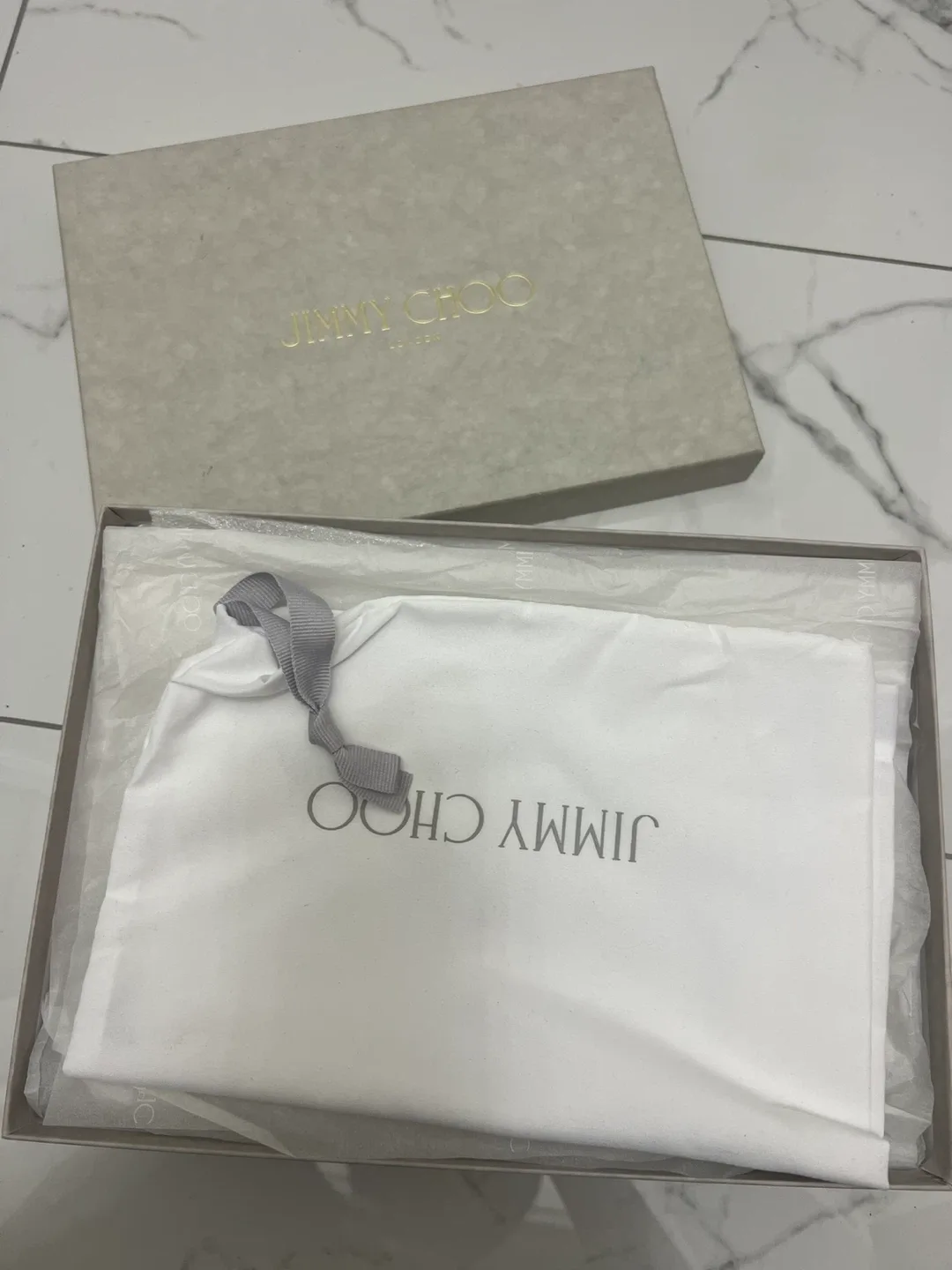 Jimmy Choo Glitter Heels - Size 34.5 image indicator(5)