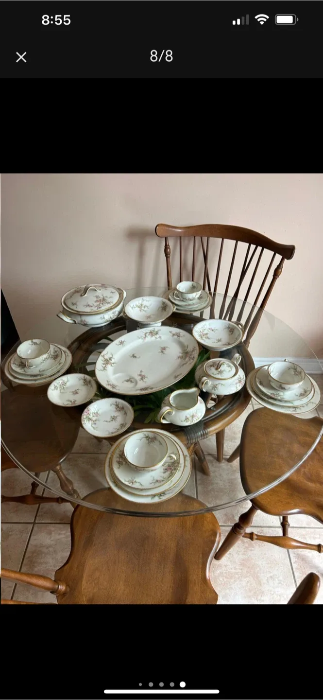 Vintage Floral China Set image indicator(8)