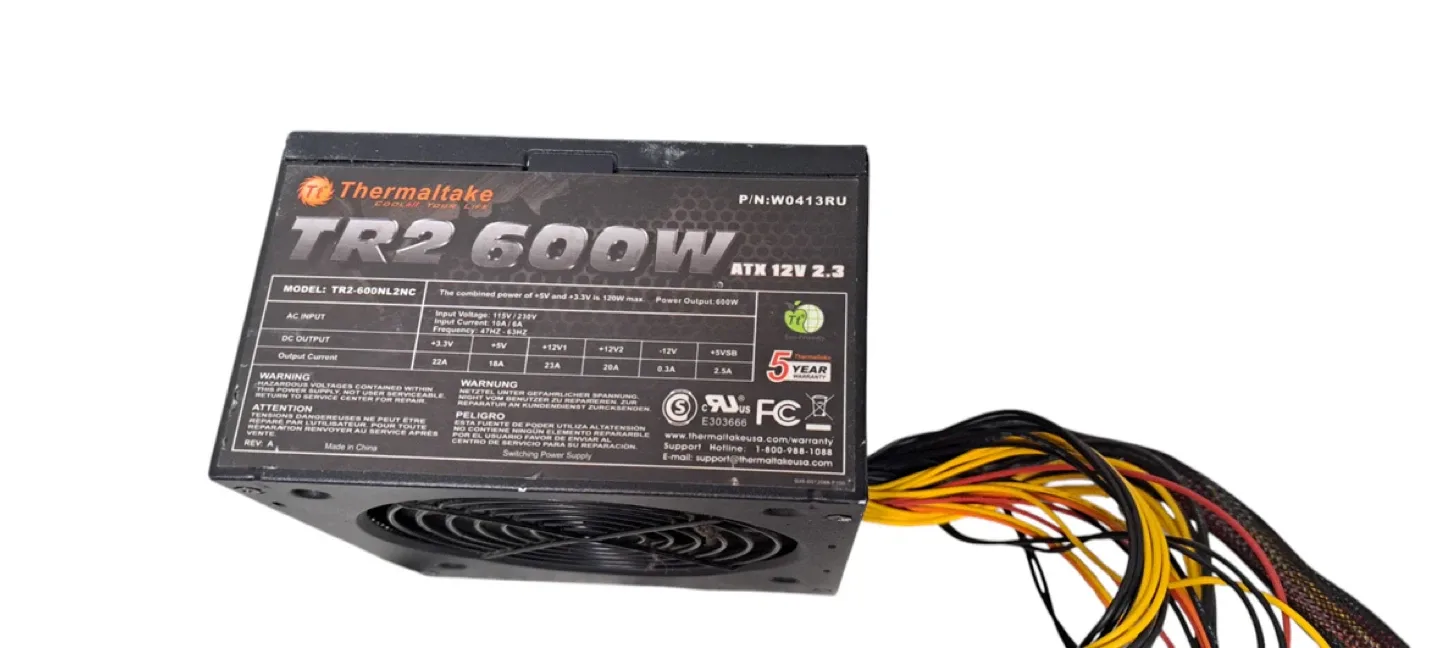 Thermaltake 600W Power Supply