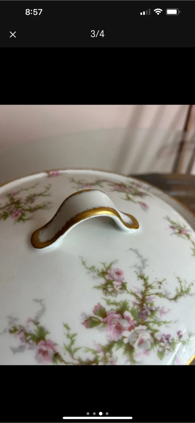 Theodore Haviland Limoges France - FineChina  Round Covered Vege image indicator(3)