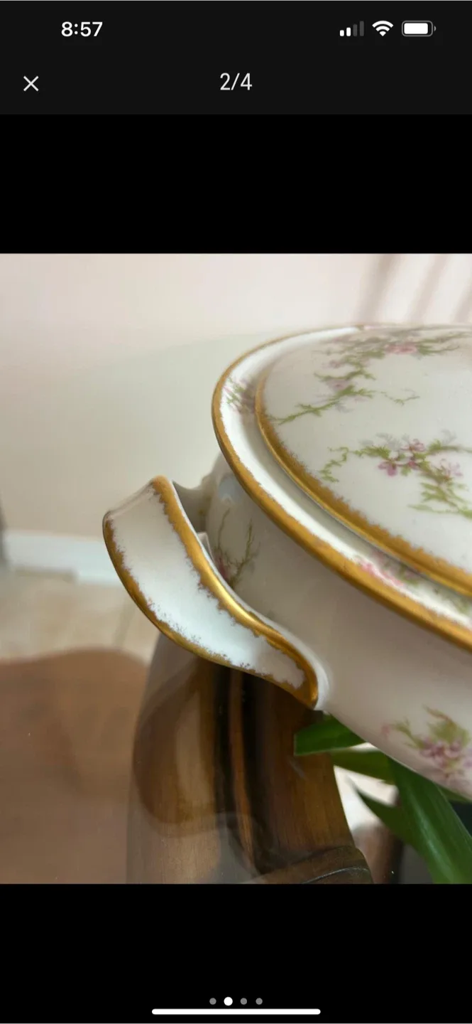 Theodore Haviland Limoges France - FineChina  Round Covered Vege image indicator(2)