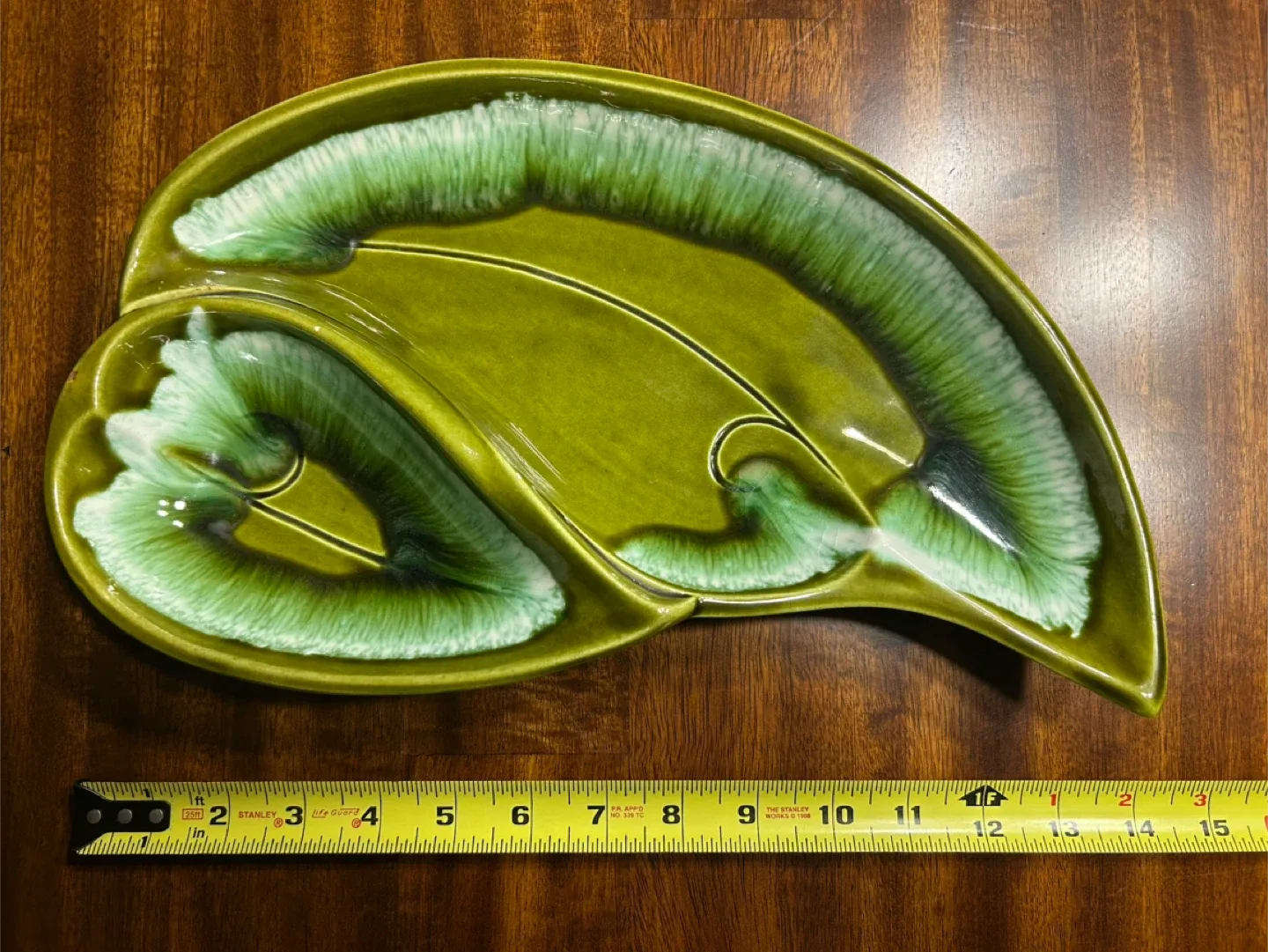 Vintage Santa Anita Ware Divided Leaf Dish image indicator(4)