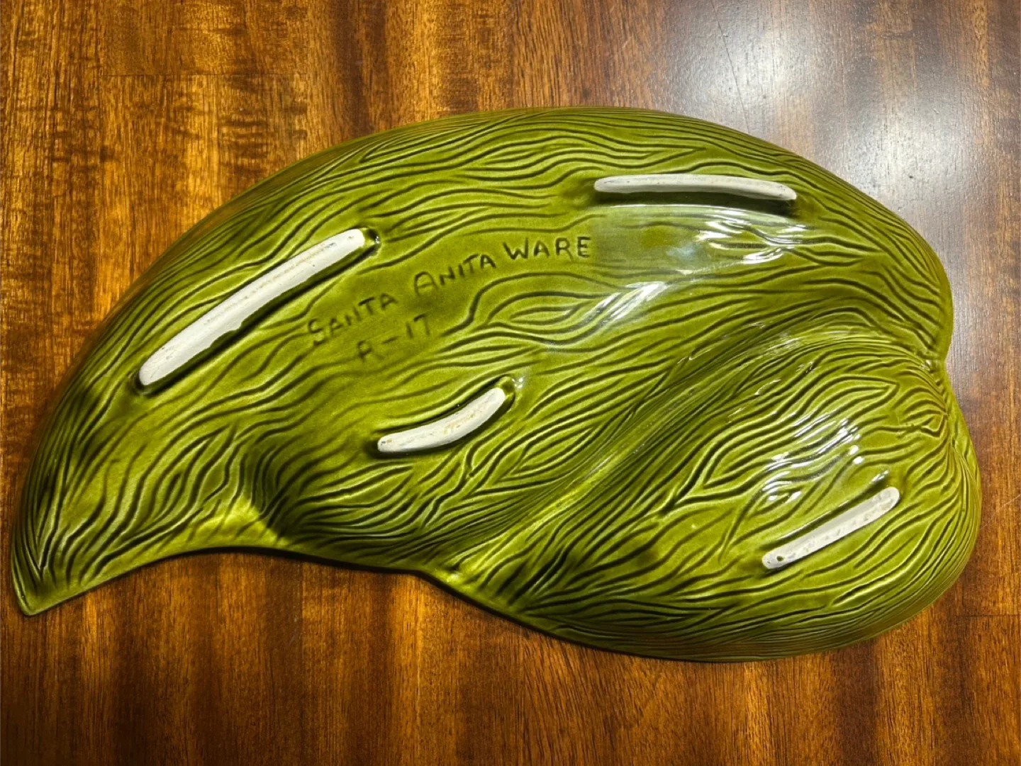 Vintage Santa Anita Ware Divided Leaf Dish image indicator(2)