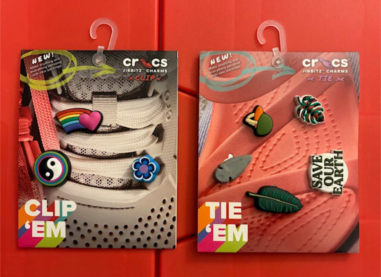 🤩New Crocs Jibbitz Charms - Clip 'Em & Tie 'Em