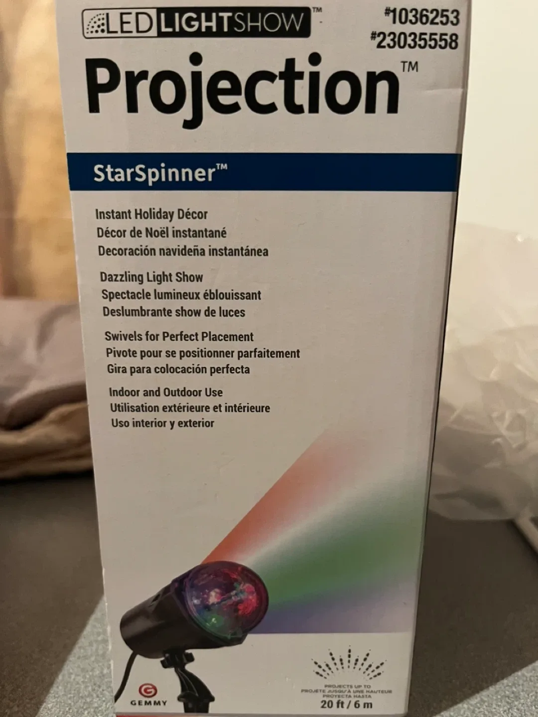 LED Lightshow Projection StarSpinner - Holiday Decor image indicator(4)