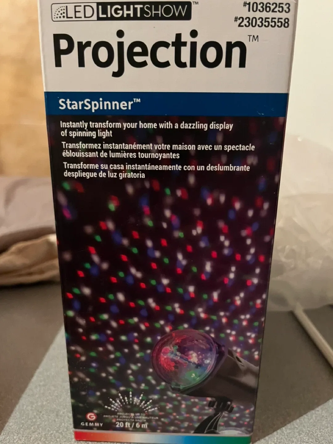 LED Lightshow Projection StarSpinner - Holiday Decor image indicator(3)