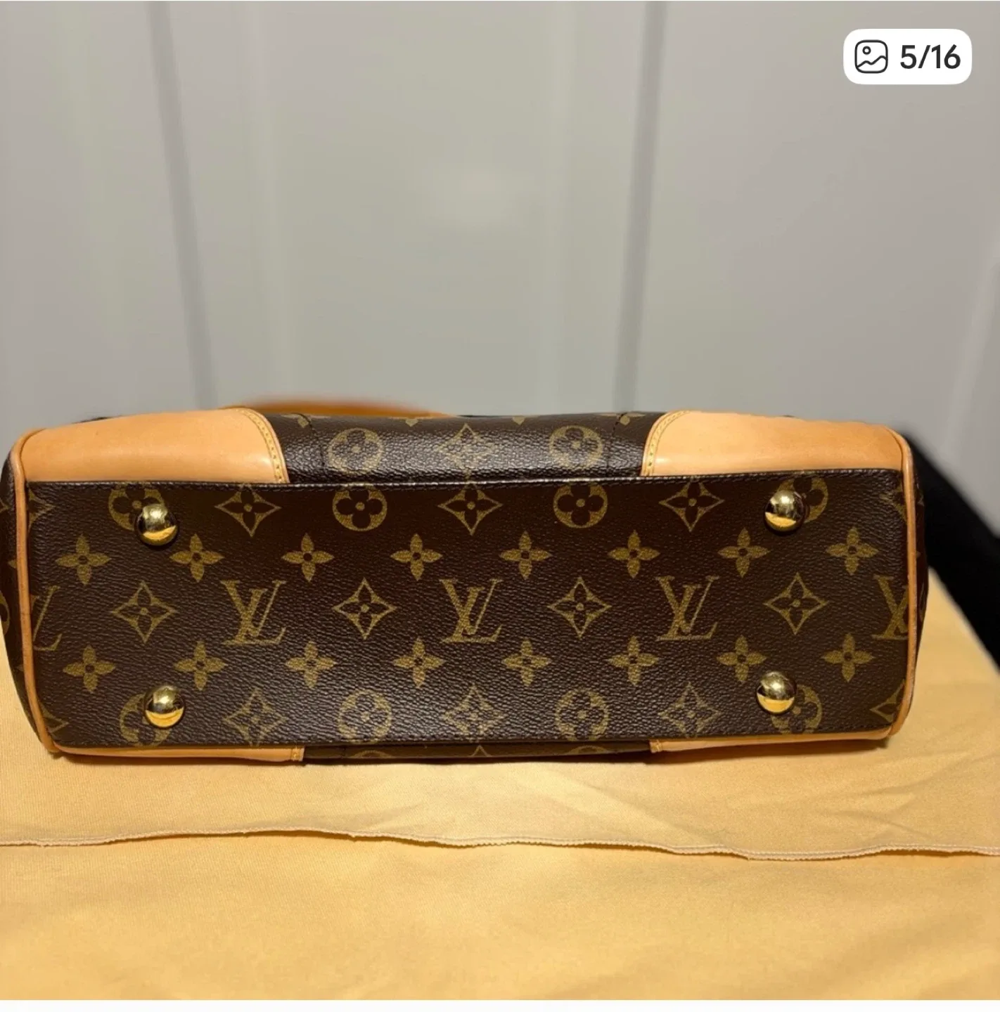 Louis Vuitton Monogram Canvas Shoulder Bag image indicator(9)