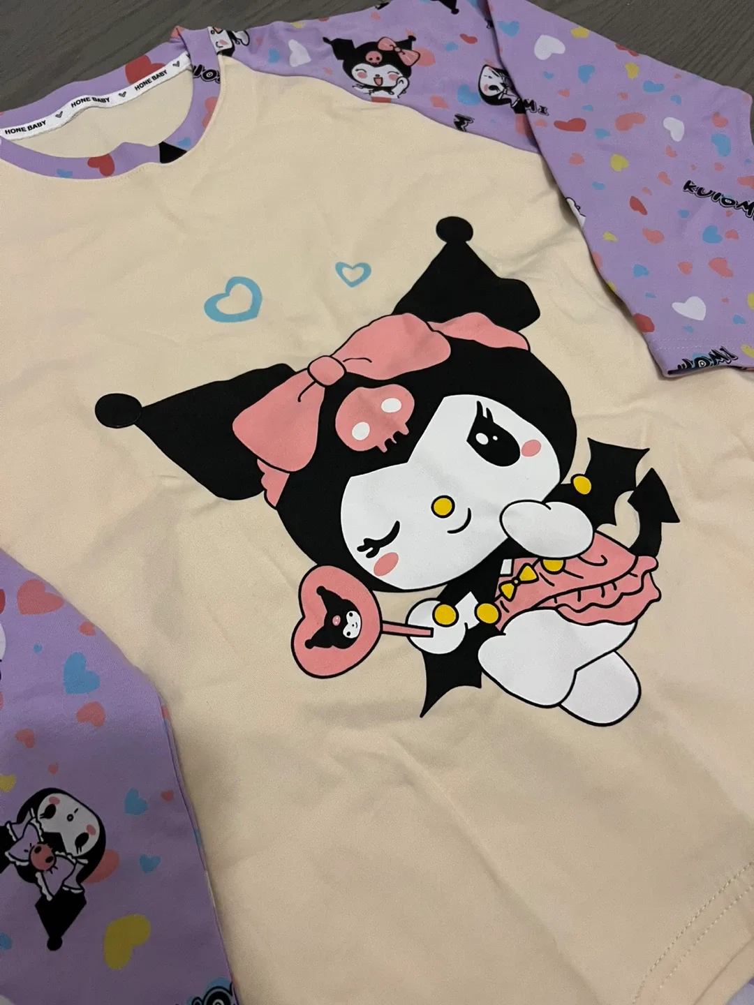Kuromi Pajama Set - Hone Baby image indicator(2)