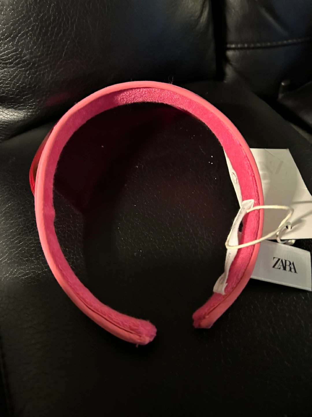 Zara Pink Visor Headband - New with Tags! - photo 3