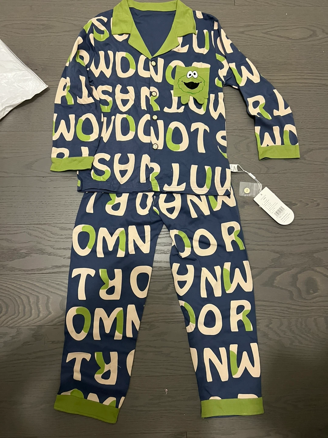 Sesame Street Cookie Monster Pajamas Set