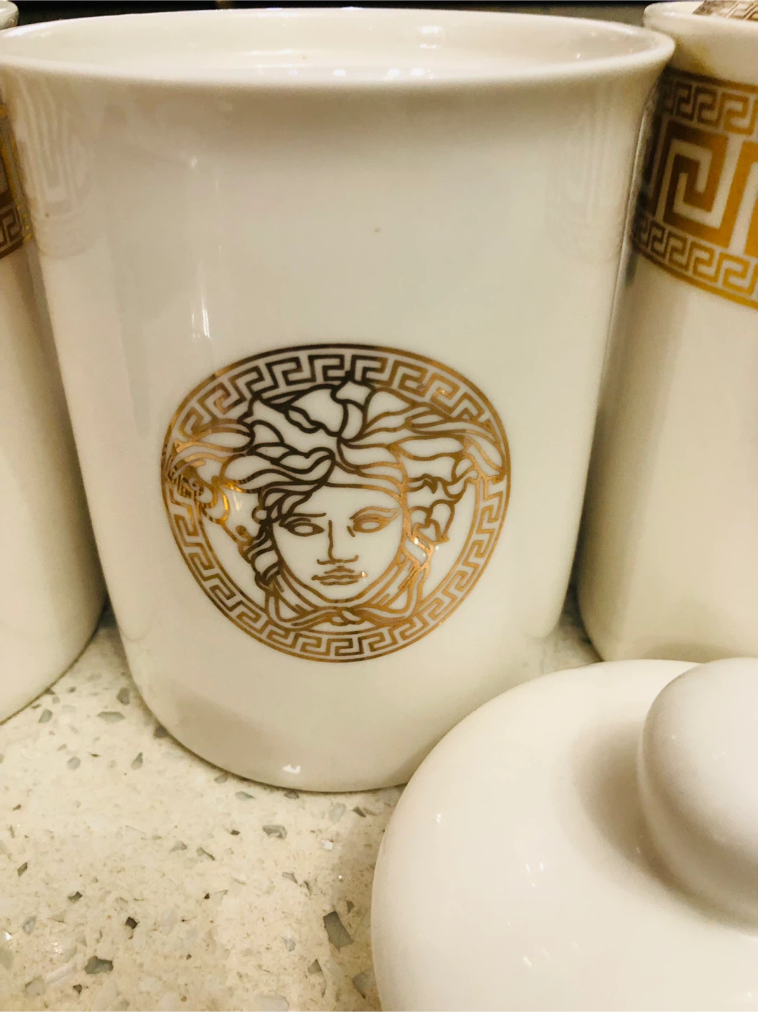 Versace White & Gold Canister Set - photo 2