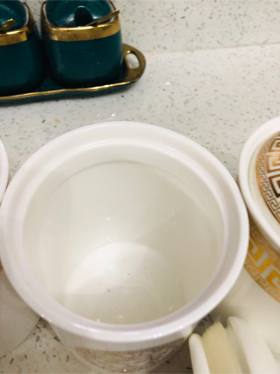Versace White & Gold Canister Set - photo 4