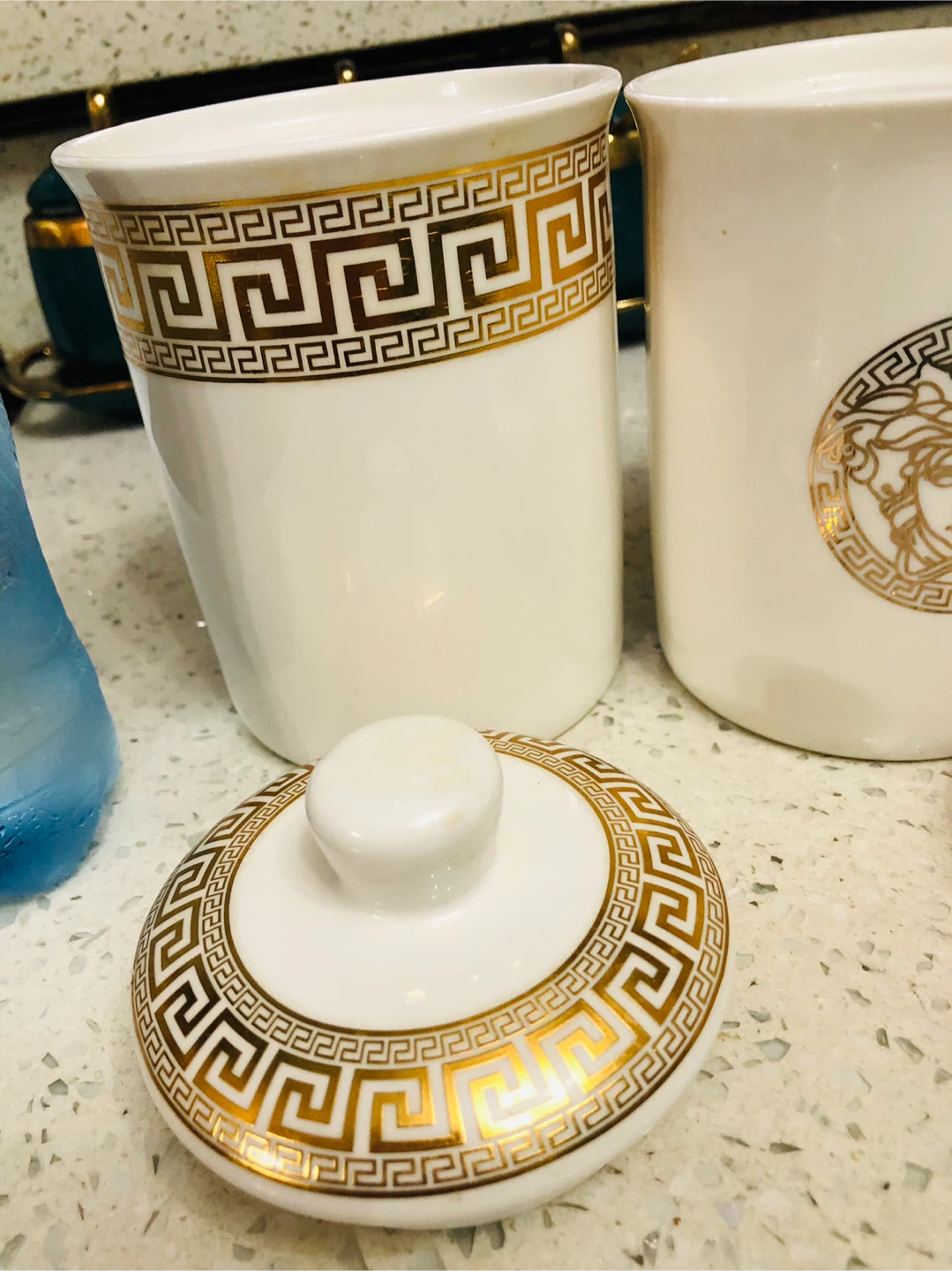 Versace White & Gold Canister Set - photo 3