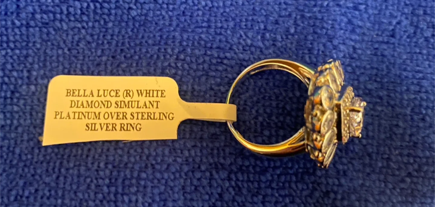 Bella Luce White Diamond Platinum Ring image indicator(2)