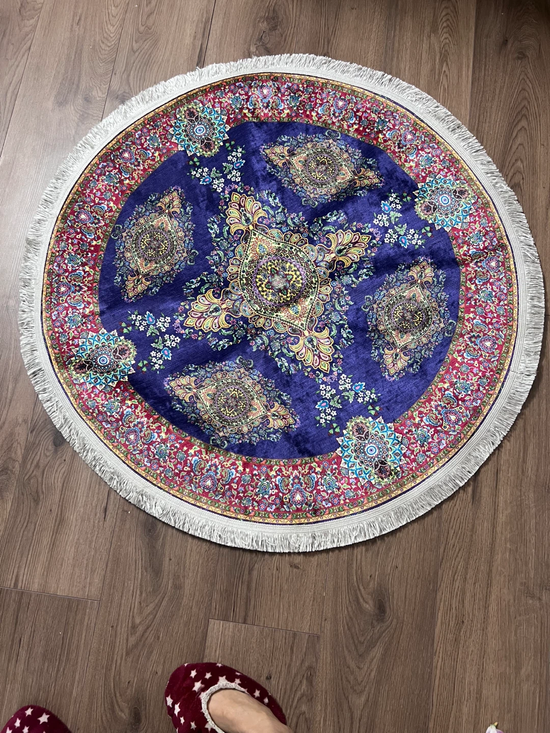 Round Decorative Rug - Made in Turkey
