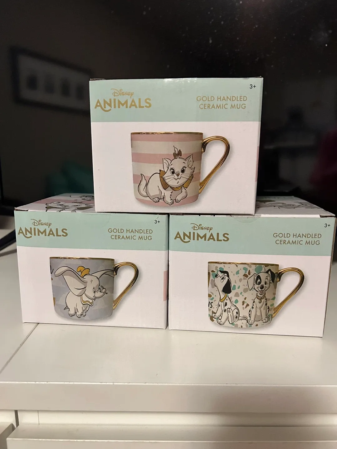 NEW in Box - Full Set - Disney Animals Ceramic Mugs