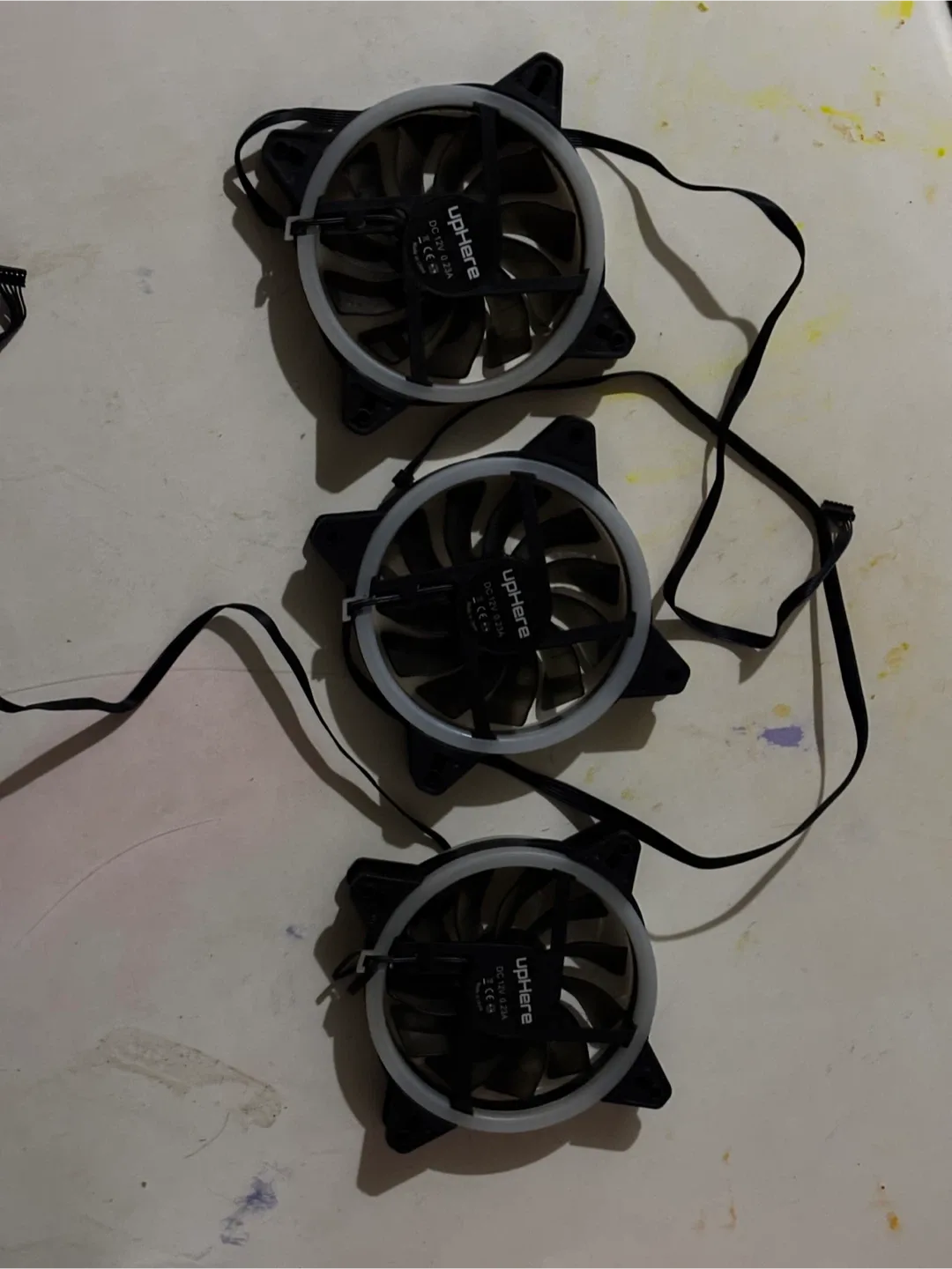 upHere RGB Series Case Fan 120mm, 3 Pack image indicator(3)