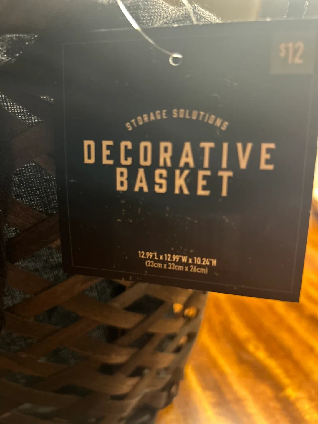 NEW! Storage Solutions Decorative Baskets image indicator(3)