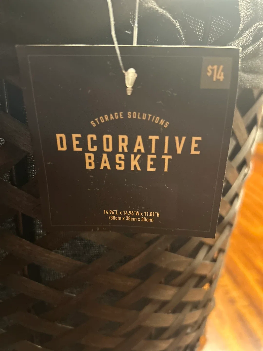 NEW! Storage Solutions Decorative Baskets image indicator(4)