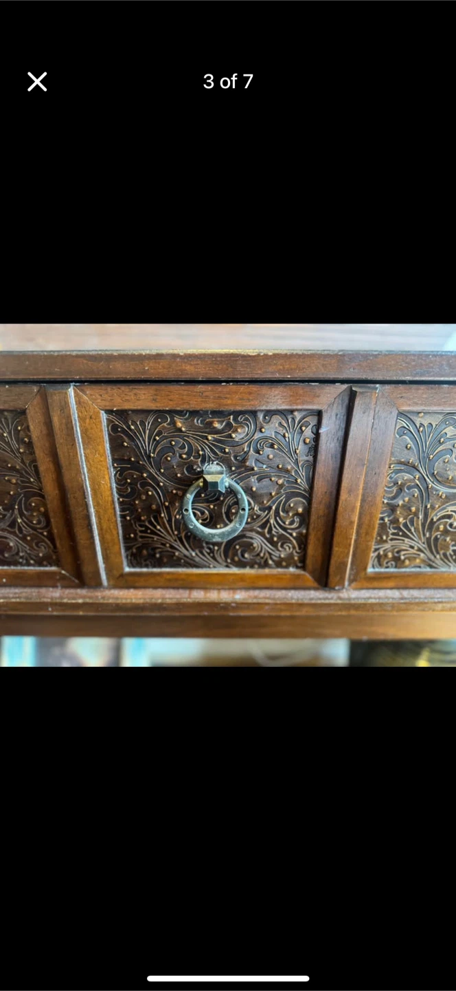 Wooden Console Table - photo 3