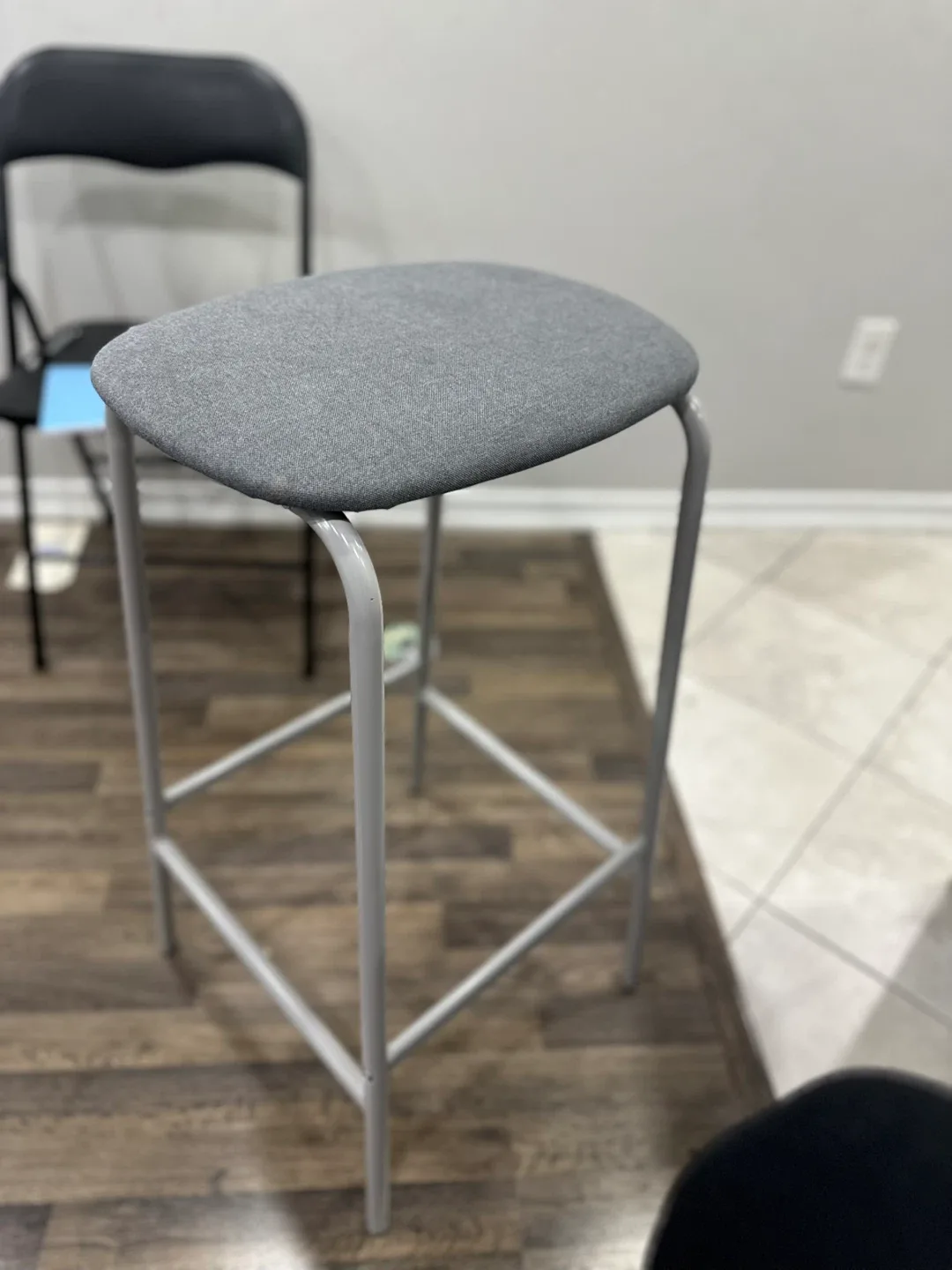 Grey Bar Stool image indicator(2)