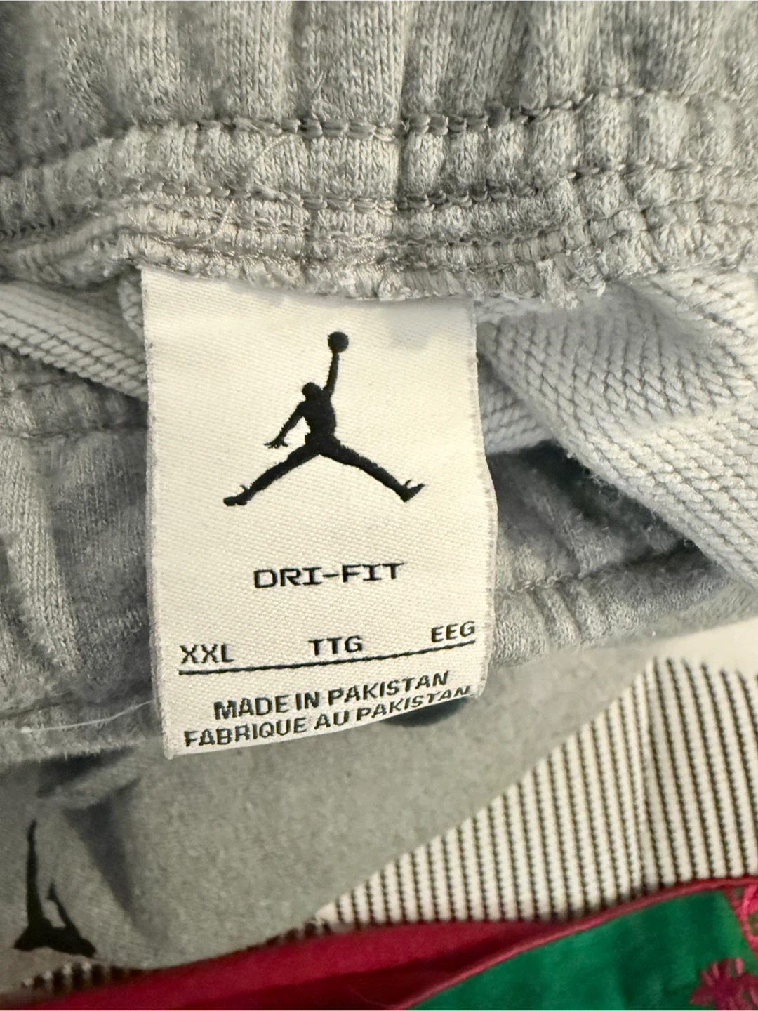 Jordan Dri-FIT XXL Grey Sweatpants