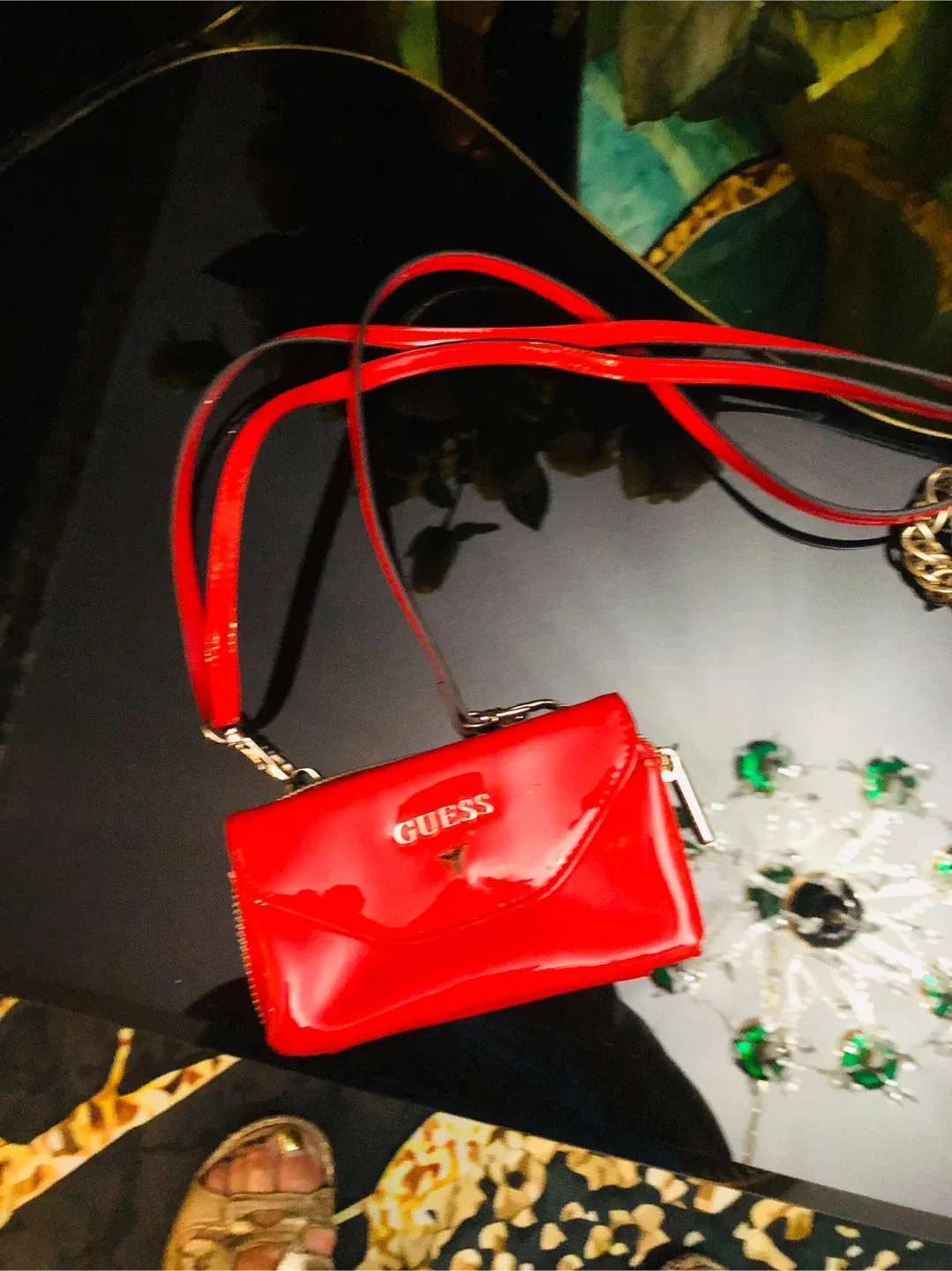 Guess Red Crossbody Bag image indicator(4)